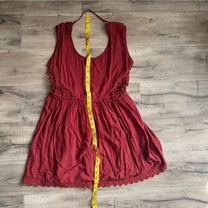 Forever 21 backless mini sun dress | size L